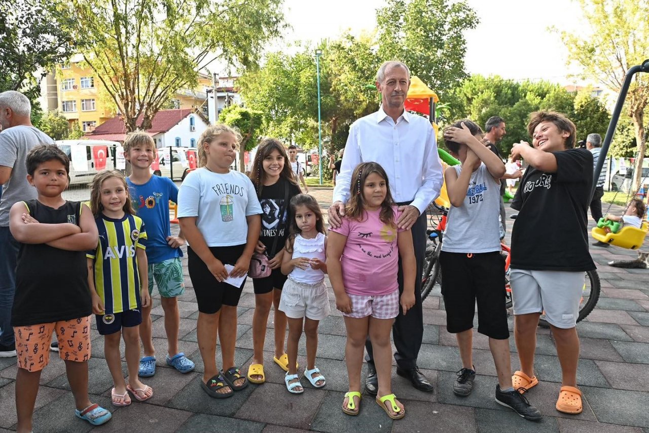 Kumbağ Parkı törenle açıldı