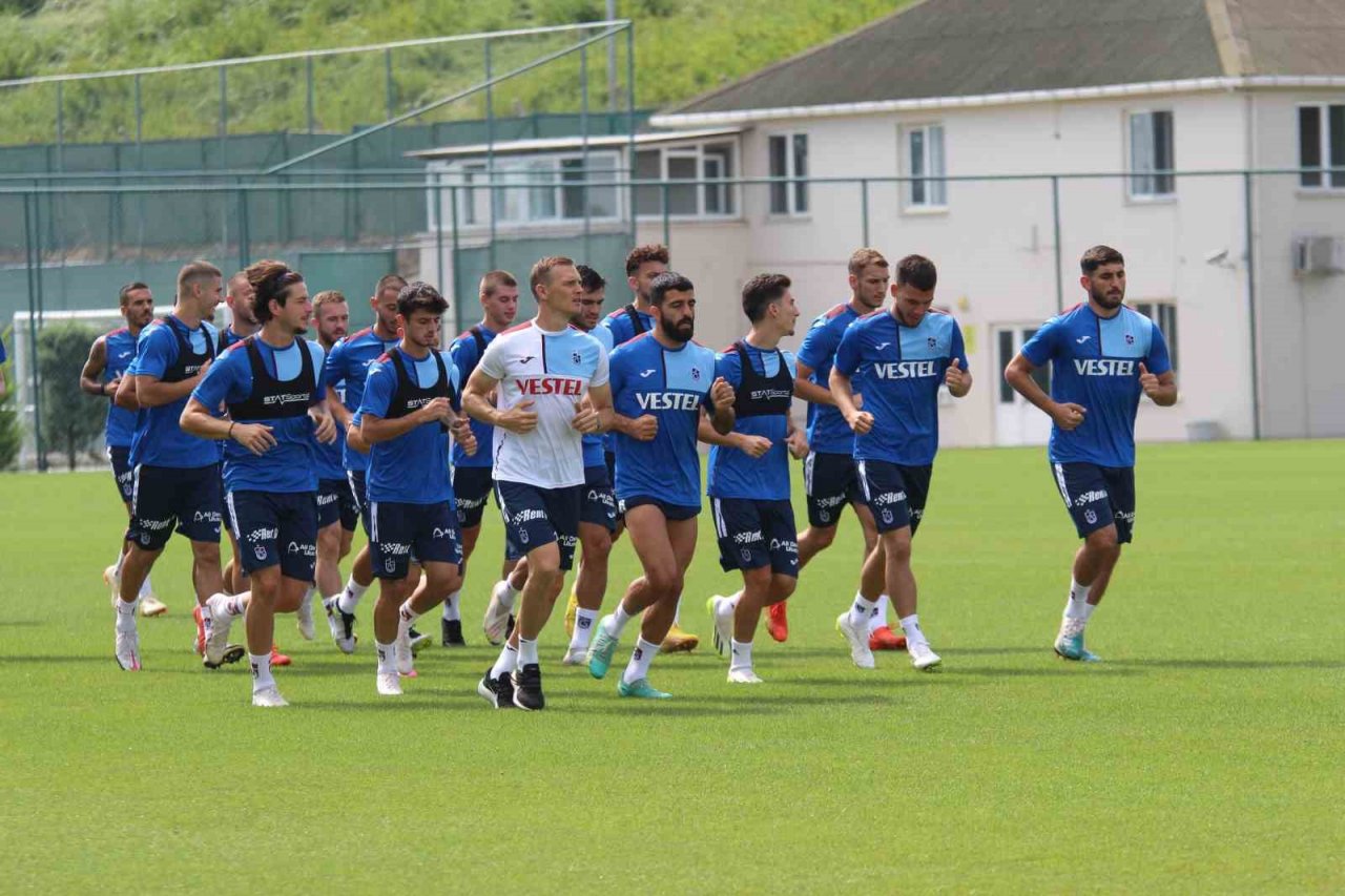 Trabzonspor antrenmanında 7 eksik