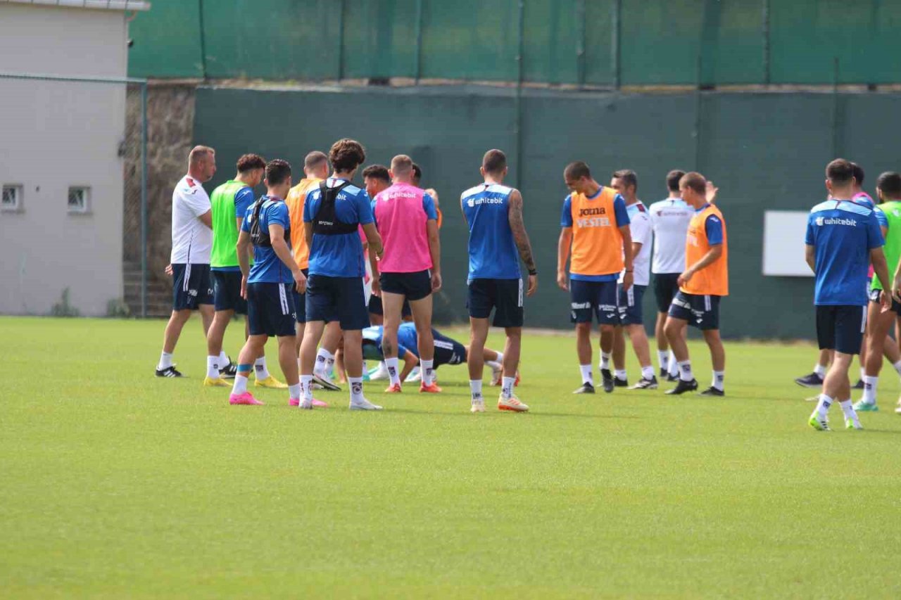 Trabzonspor antrenmanında 7 eksik