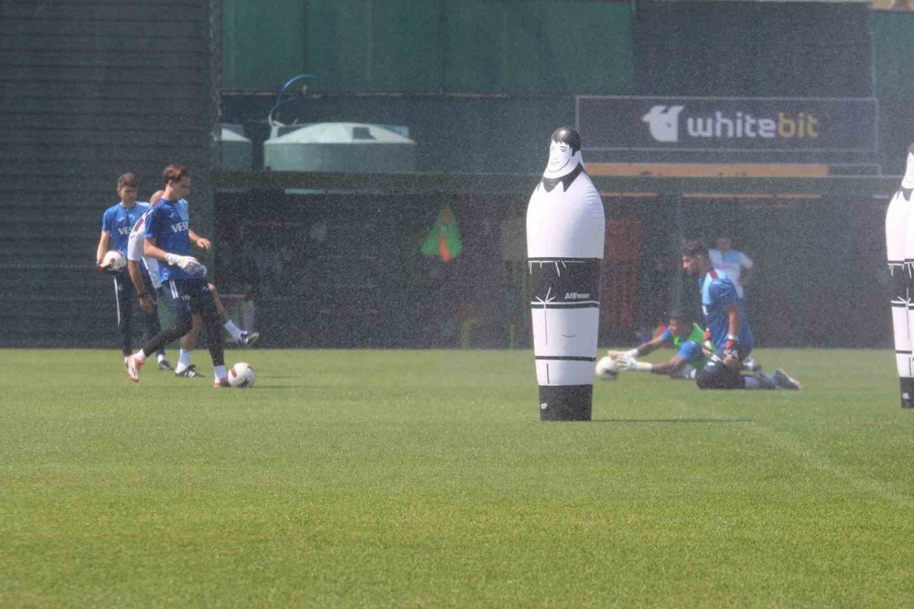 Trabzonspor antrenmanında 7 eksik