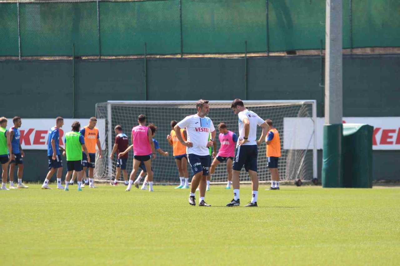 Trabzonspor antrenmanında 7 eksik