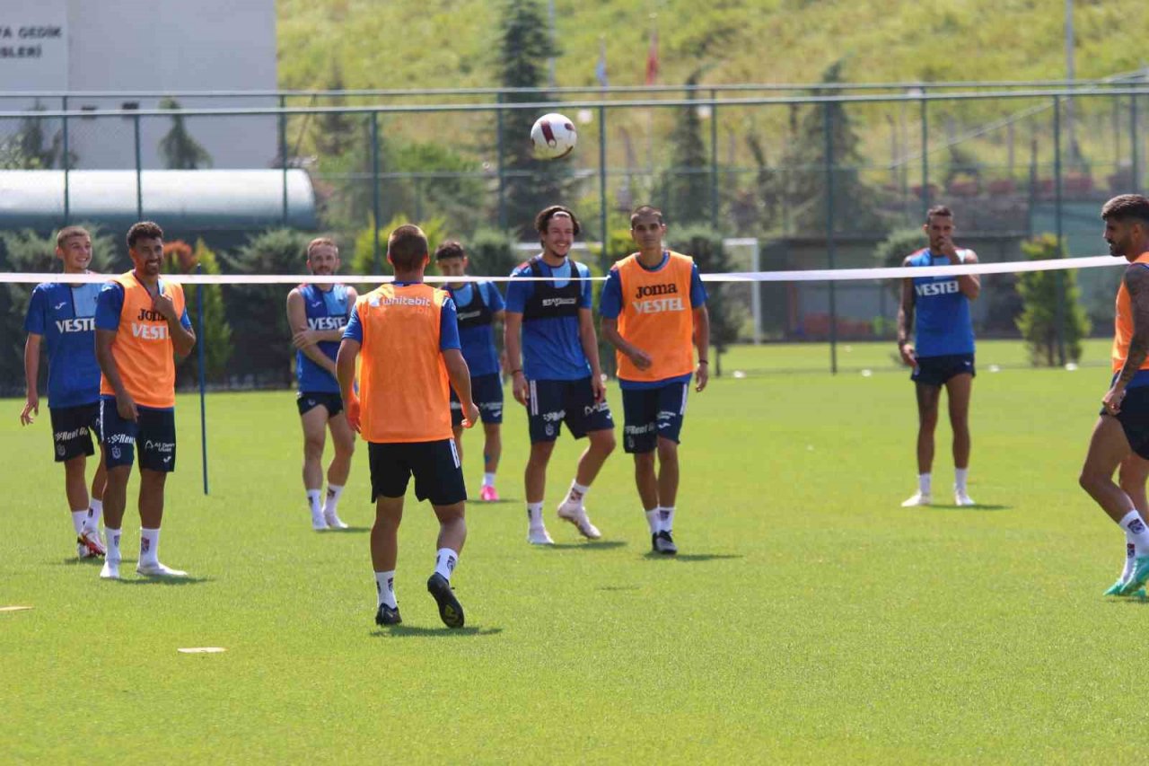Trabzonspor antrenmanında 7 eksik
