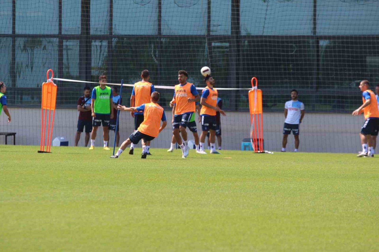 Trabzonspor antrenmanında 7 eksik