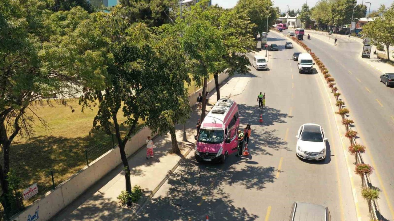 Yalova’da zabıtadan minibüslere klima denetimi