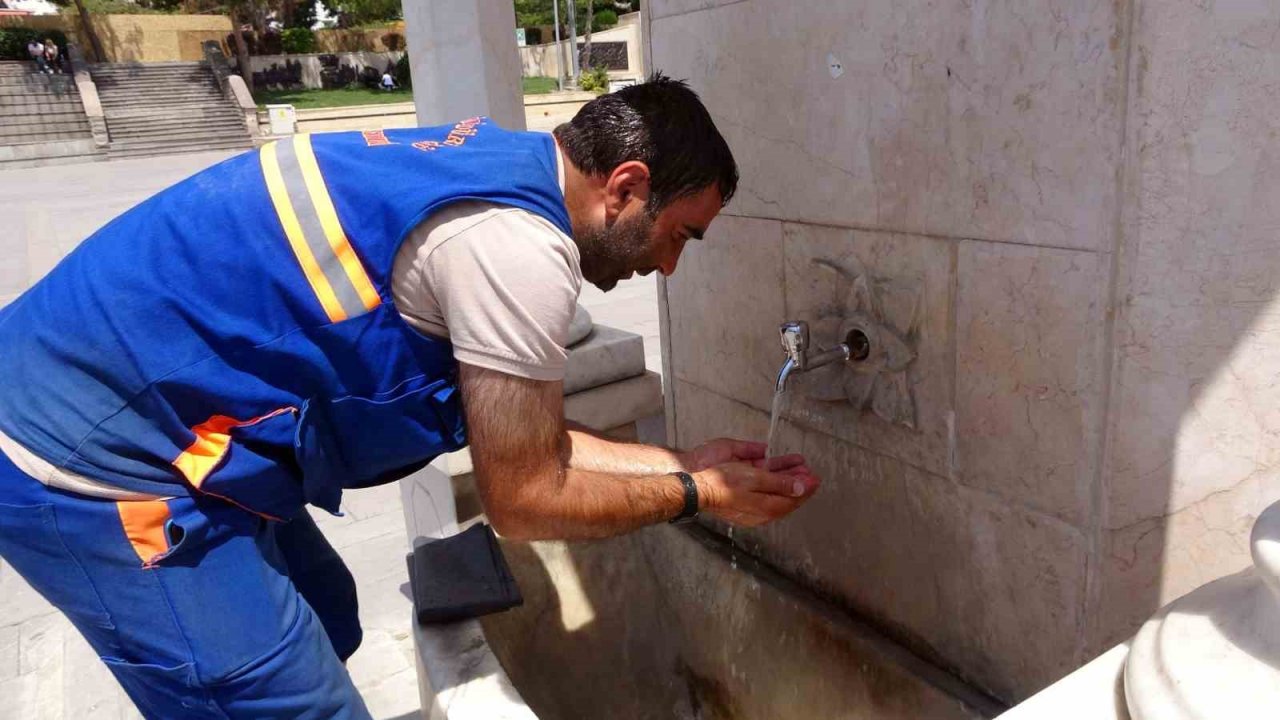 Yozgat’ta sıcak hava vatandaşı bunalttı