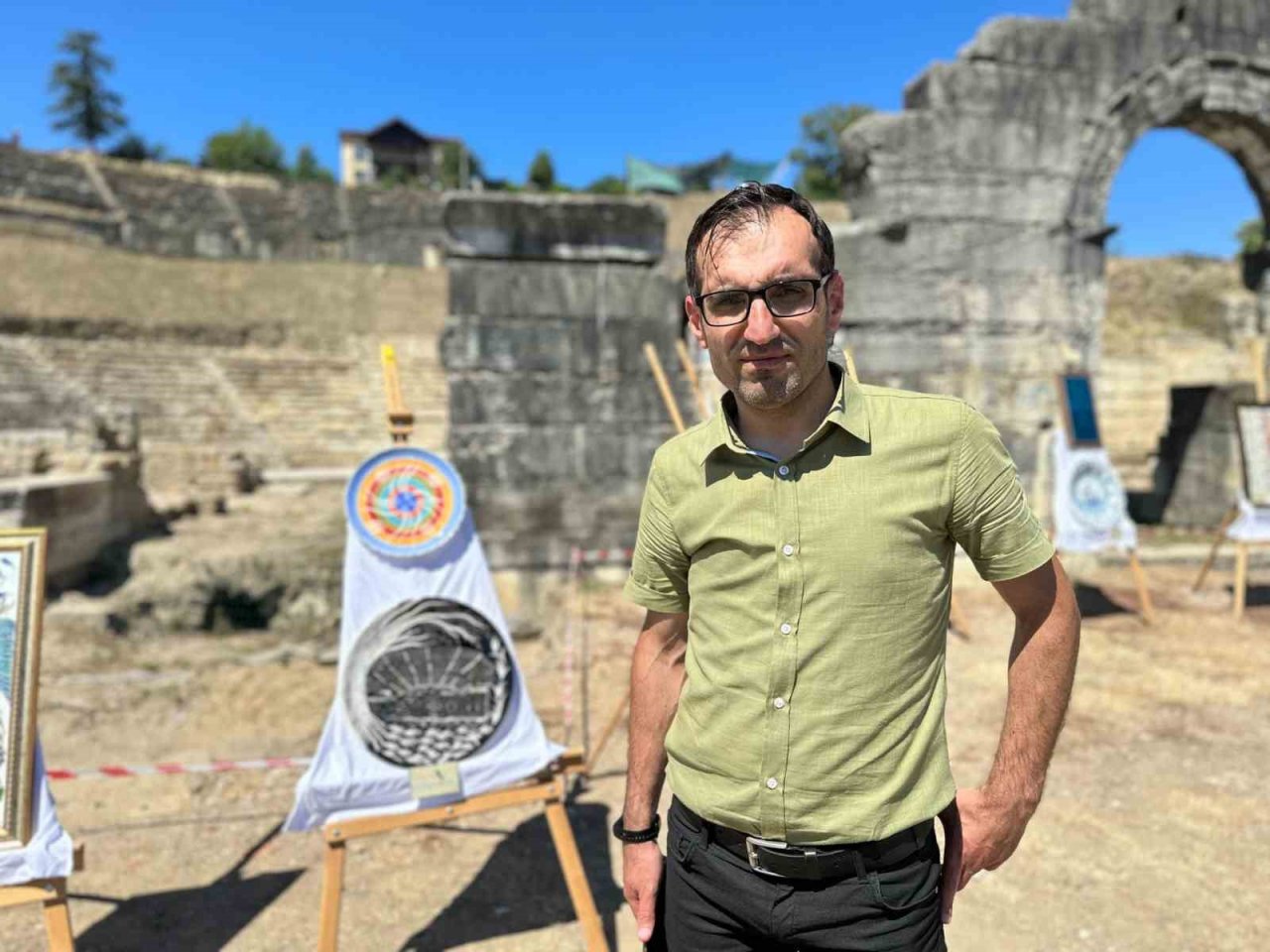 2 bin yıllık antik kentte ilk çini sergisi