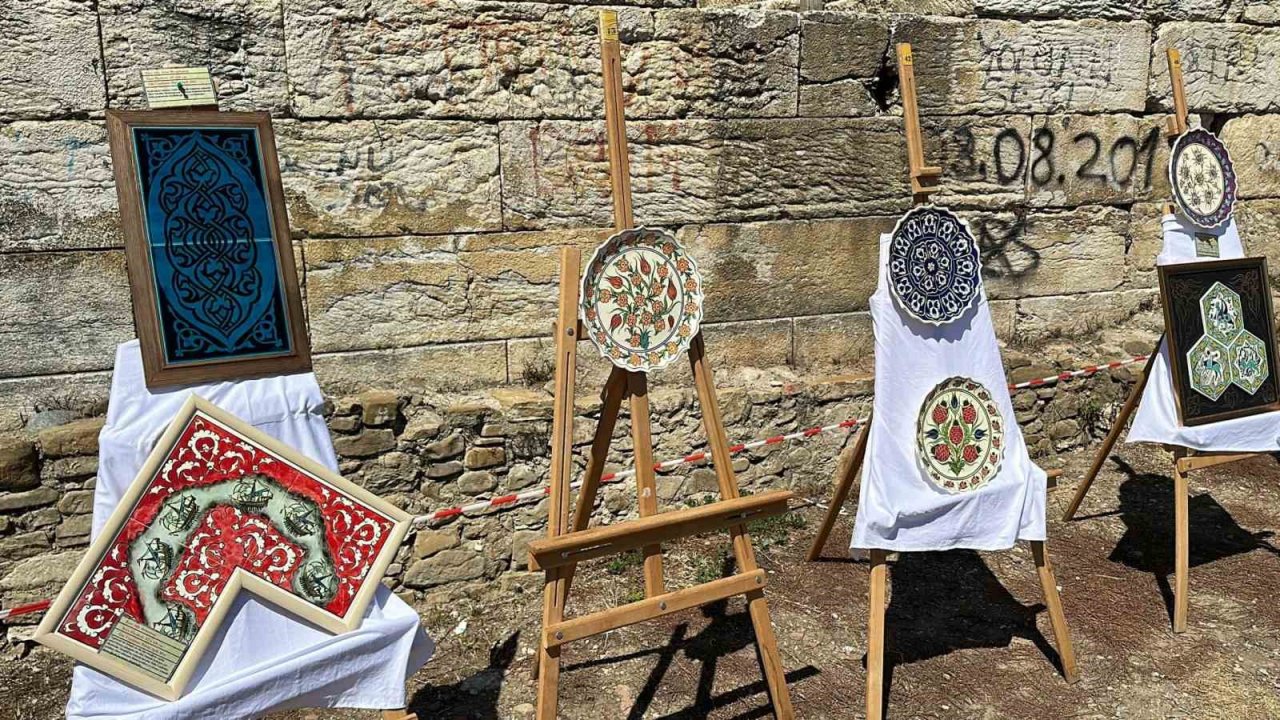 2 bin yıllık antik kentte ilk çini sergisi