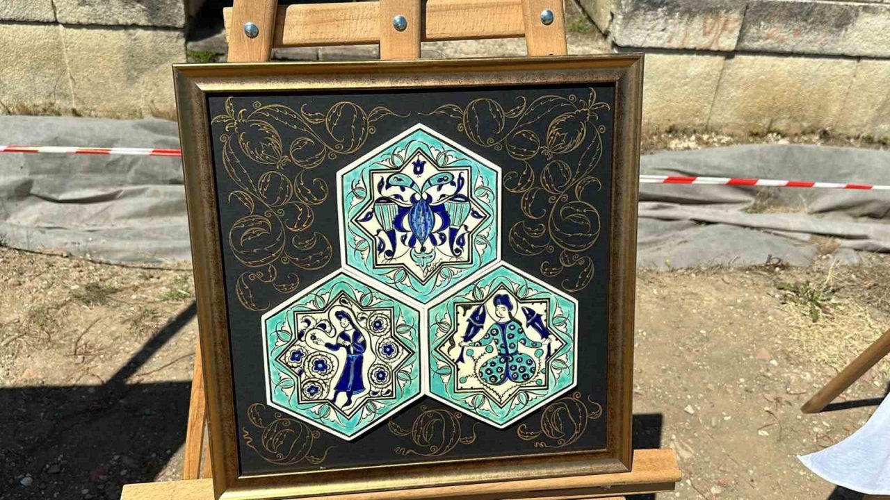 2 bin yıllık antik kentte ilk çini sergisi