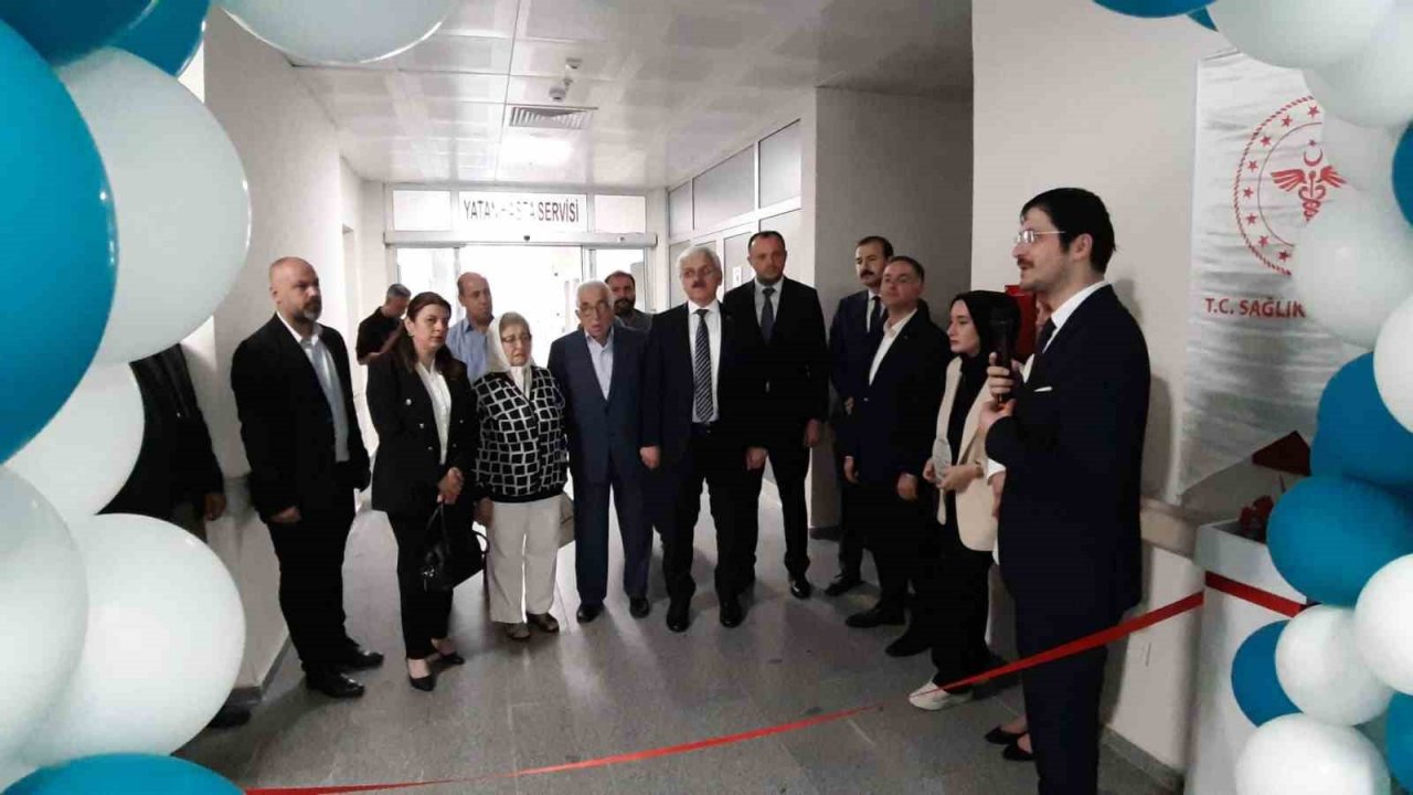 5 ay önce hizmete giren diyaliz merkezi resmi törenle açıldı