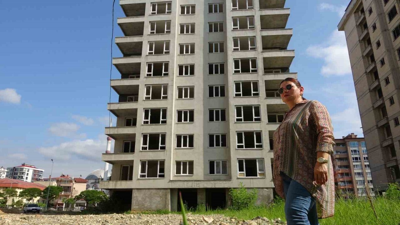 Giresun’da bitmeyen inşaatta mağdur çok, sorumlu yok