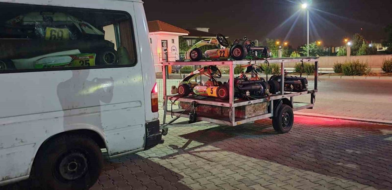 Nazilli’de go-kart araçları piste indi