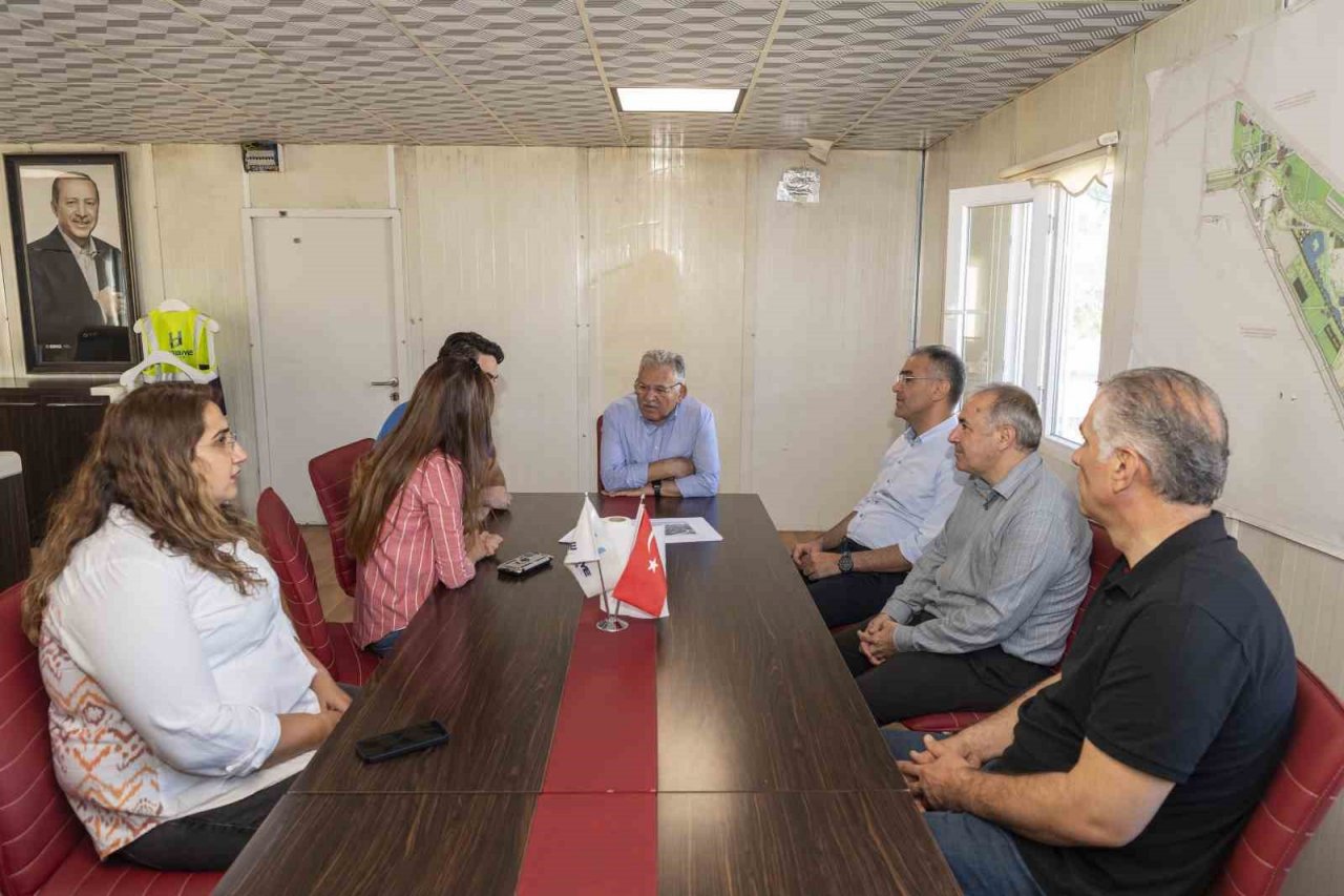 Recep Tayyip Erdoğan Millet Bahçesi’nde İnceleme