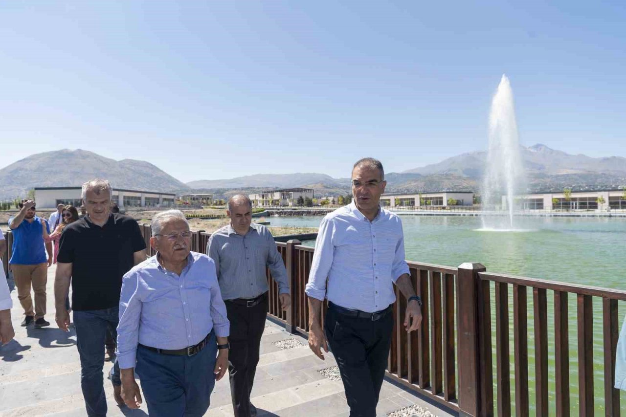 Recep Tayyip Erdoğan Millet Bahçesi’nde İnceleme