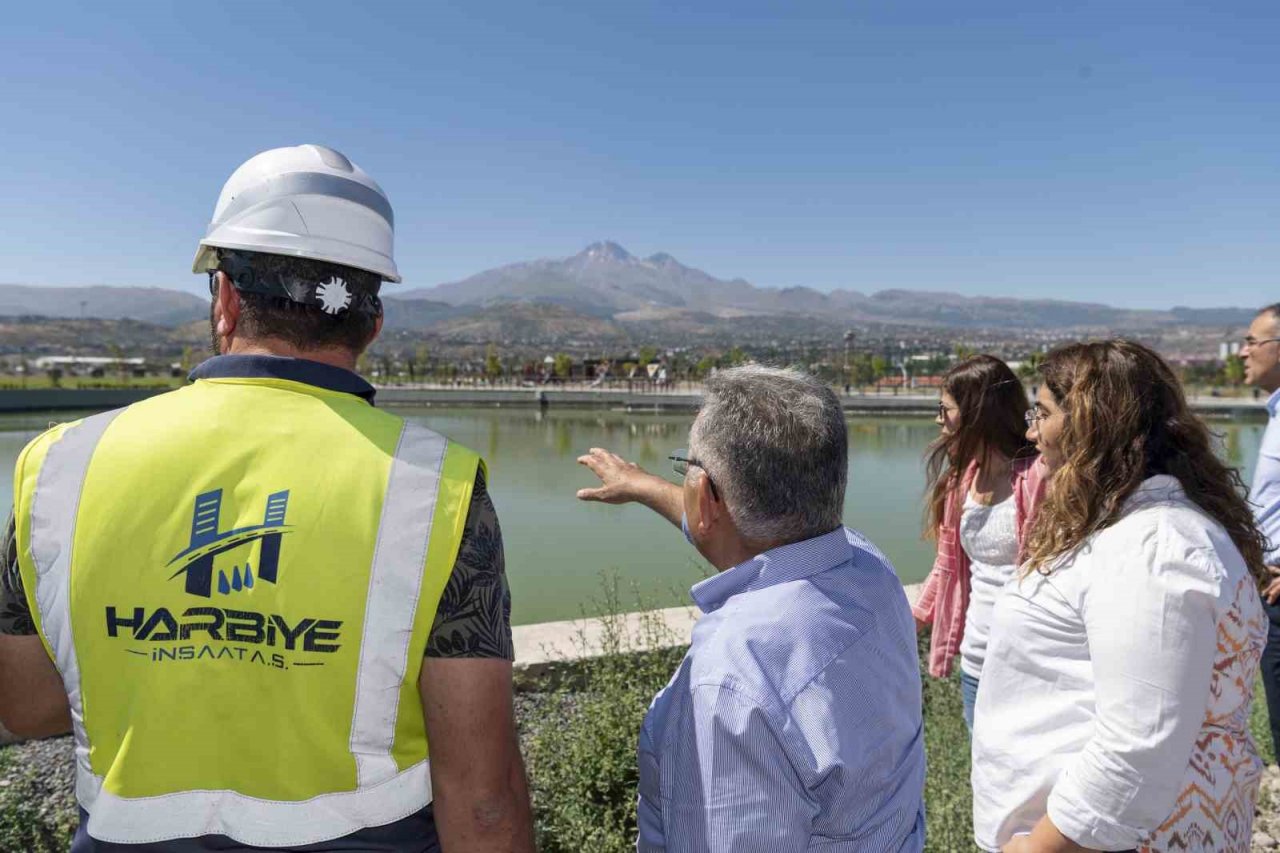 Recep Tayyip Erdoğan Millet Bahçesi’nde İnceleme