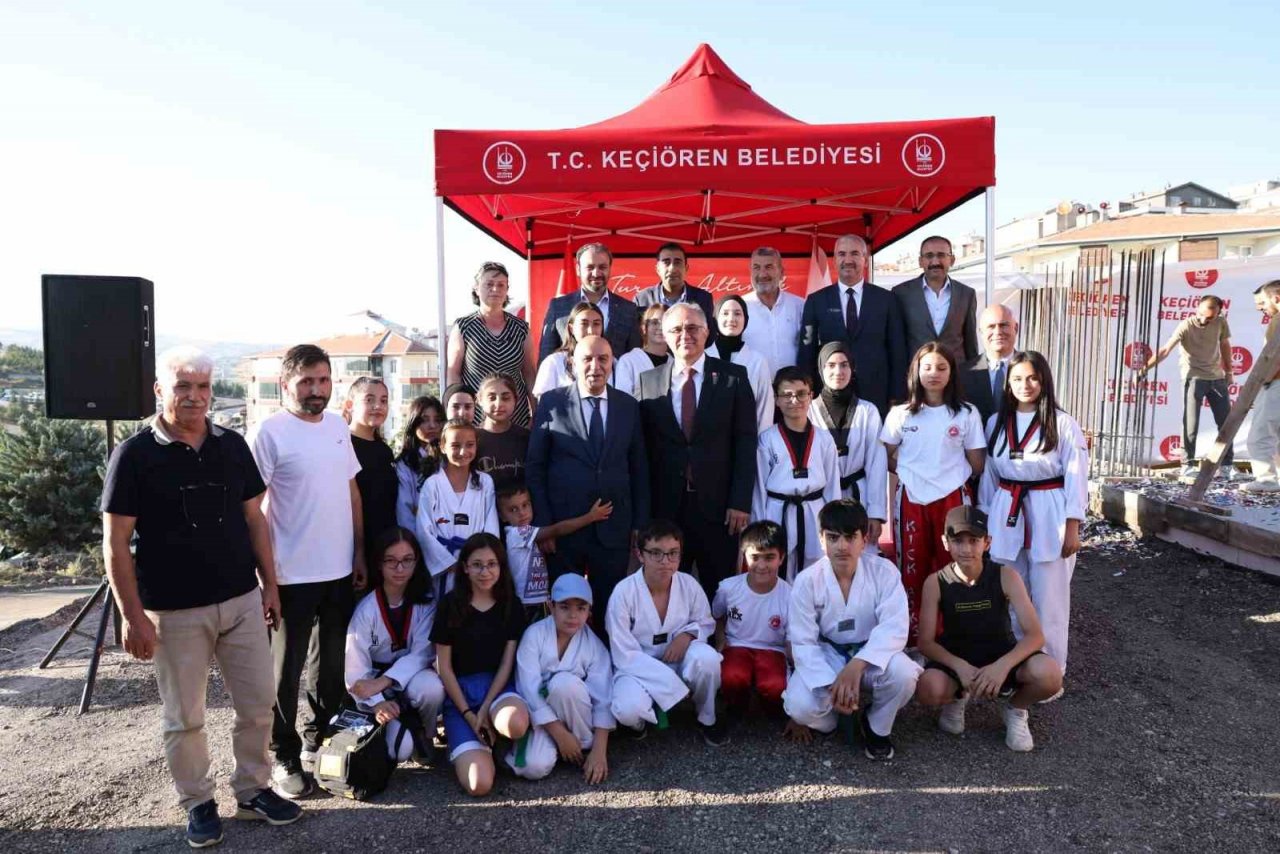 Keçiören’de yeni kapalı spor salonunun temelleri atıldı