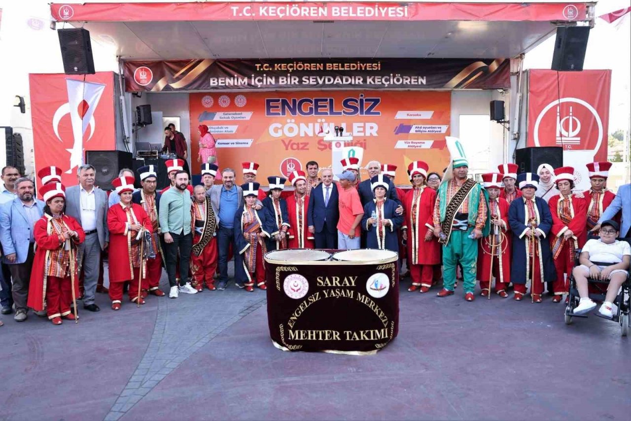 Keçiören’de Engelsiz Gönüller Yaz Şenliği başladı