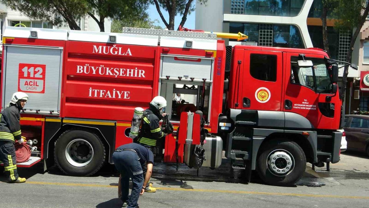 Muğla’da baca yangını korkuttu