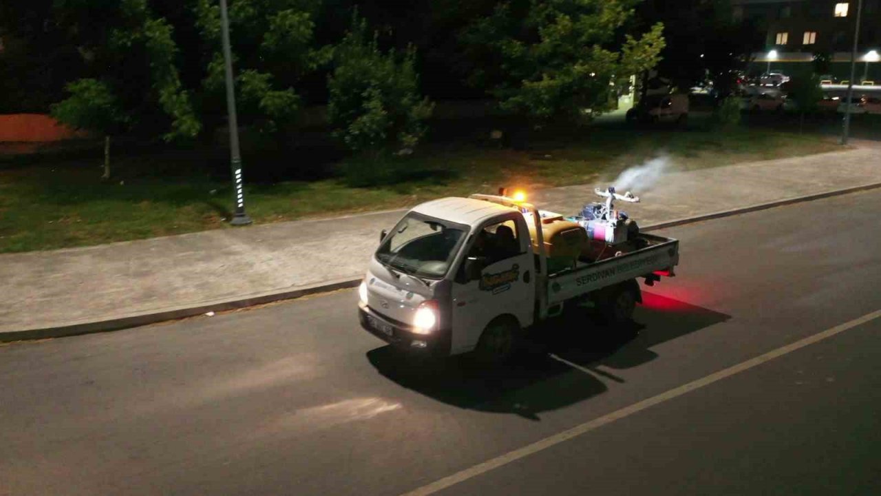 Serdivan’da gece ilaçlamaları sürüyor