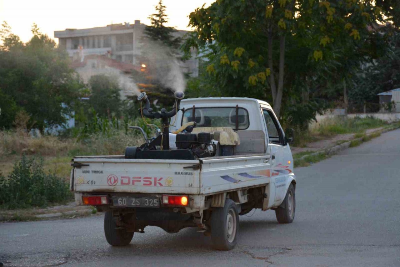 Tokat’ta haşerelere karşı ilaçlama çalışması başladı