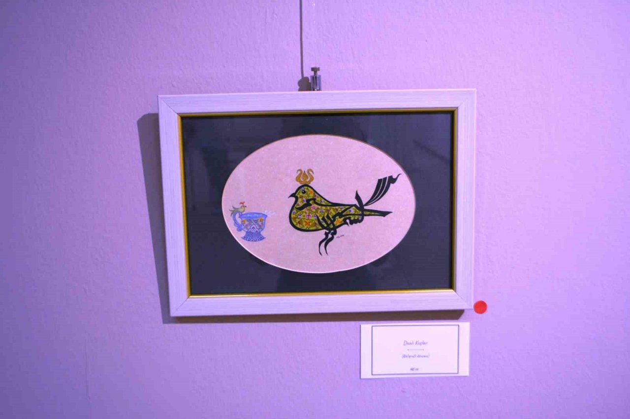 Ayvalık’ta “Geleneksel Sürrealist Dokunuşlar” tezhip ve minyatür sergisi