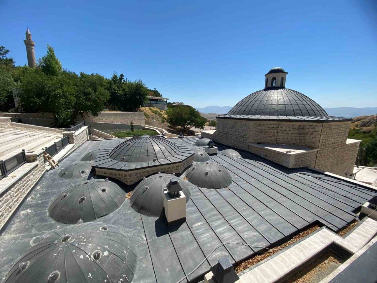 Tarihi Hoca Hasan Hamamında restorasyon çalışmalarında sona gelindi