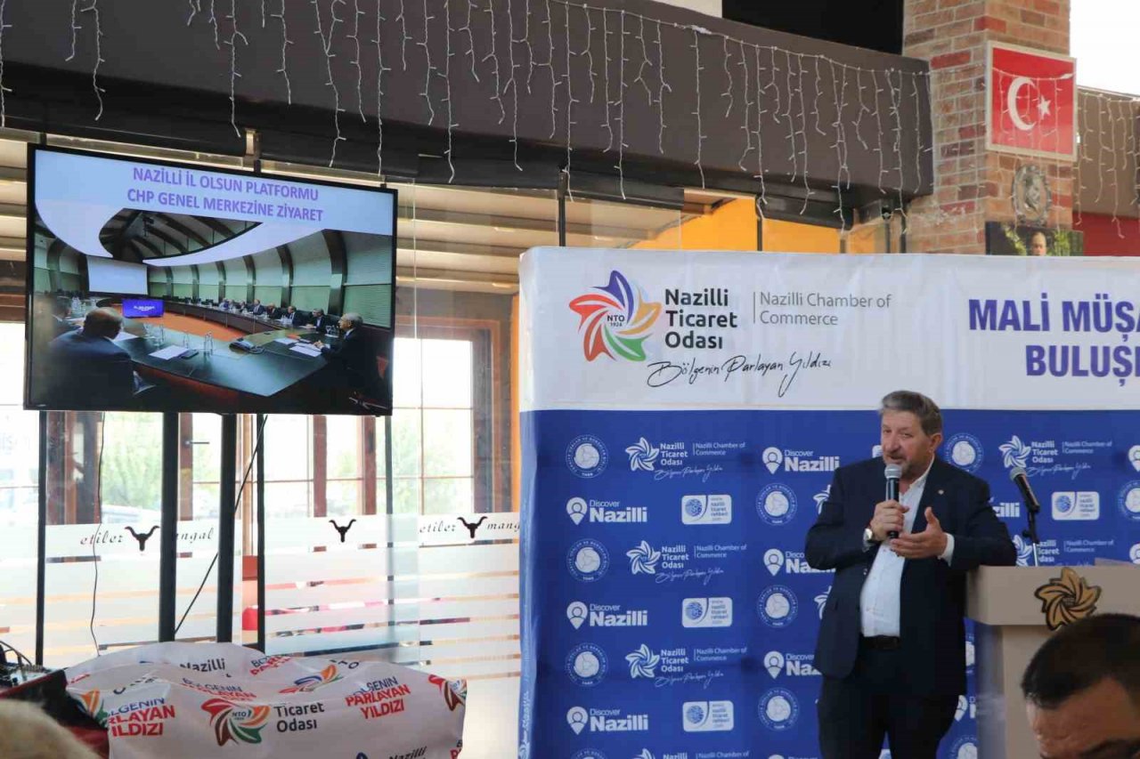 Nazilli Ticaret Odası ev sahipliğinde bir araya geldiler