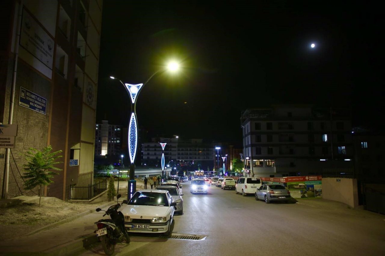 Şırnak ışıl ışıl bir görüntüye kavuştu