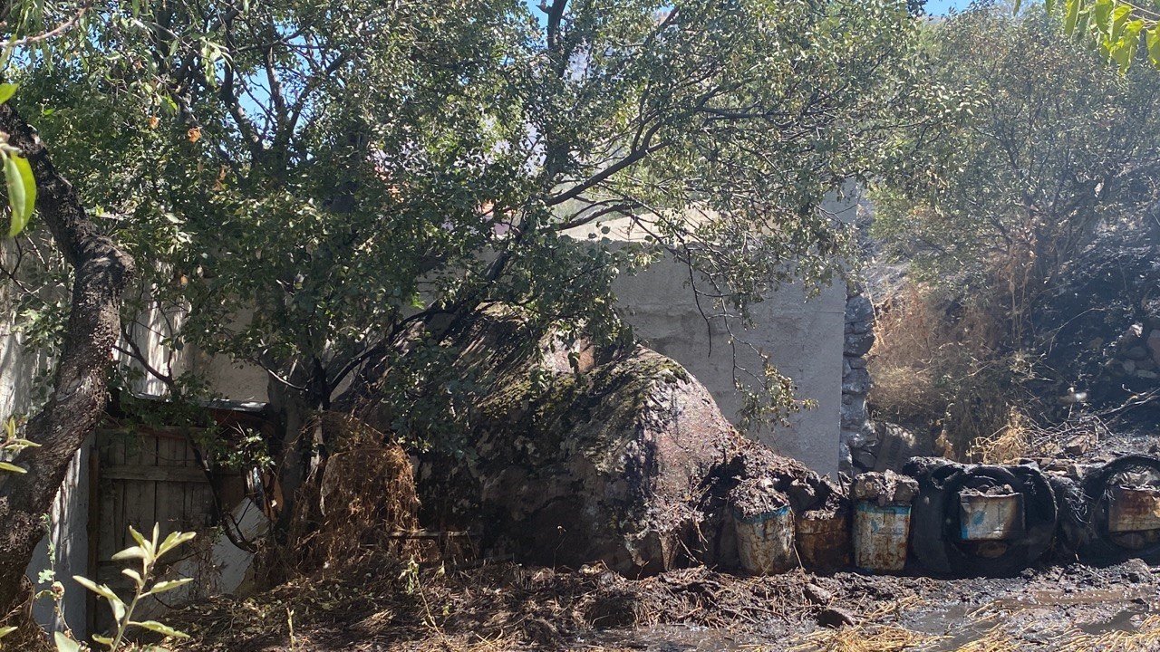 Yılanlı Dağı’ndaki yangın kontrol altına alındı