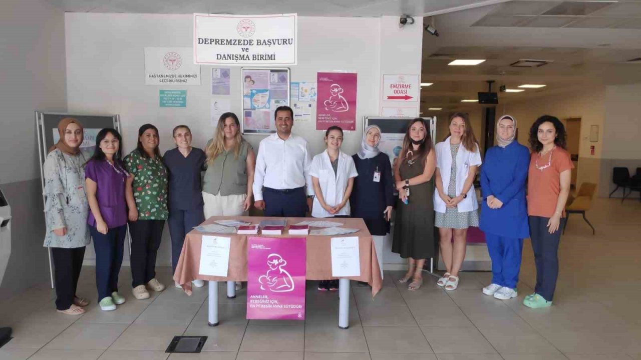 Muğla’da Dünya Emzirme Haftası için stant açıldı