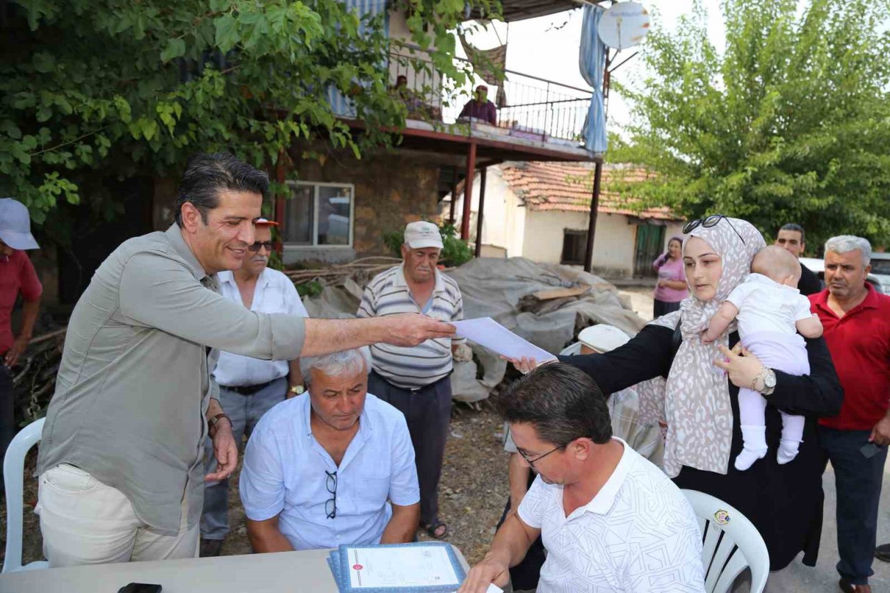 Nebiler Mahallesinde tapu sevinci