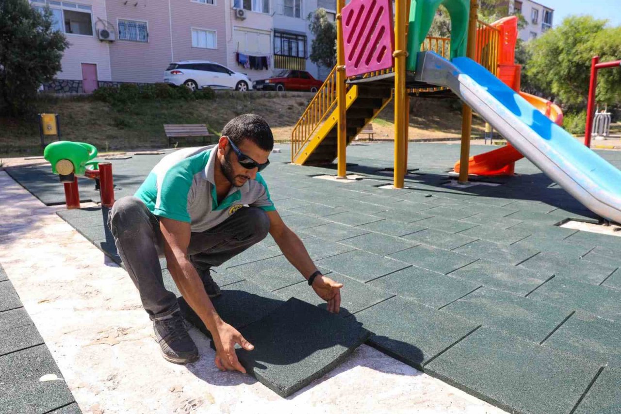 Buca’nın bütün parkları yenilendi