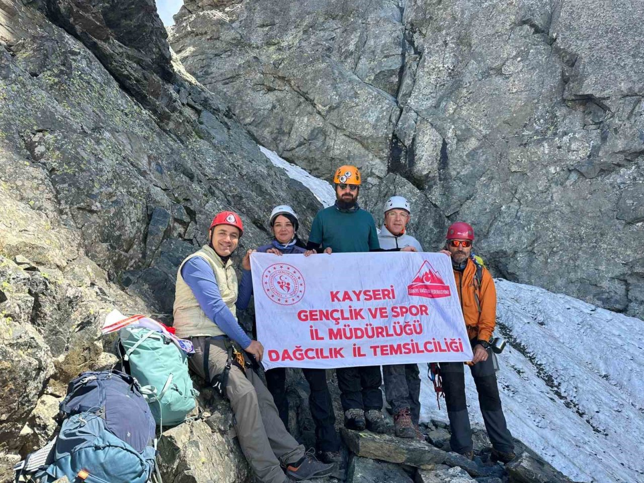 Kayserili Dağcılar Kaçkar’a Tırmandı
