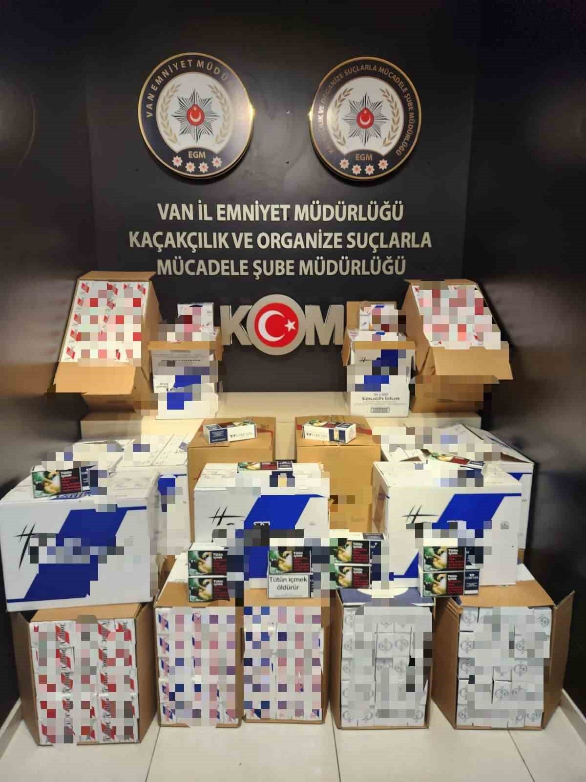 Van’da gümrük kaçakçılığı operasyonu