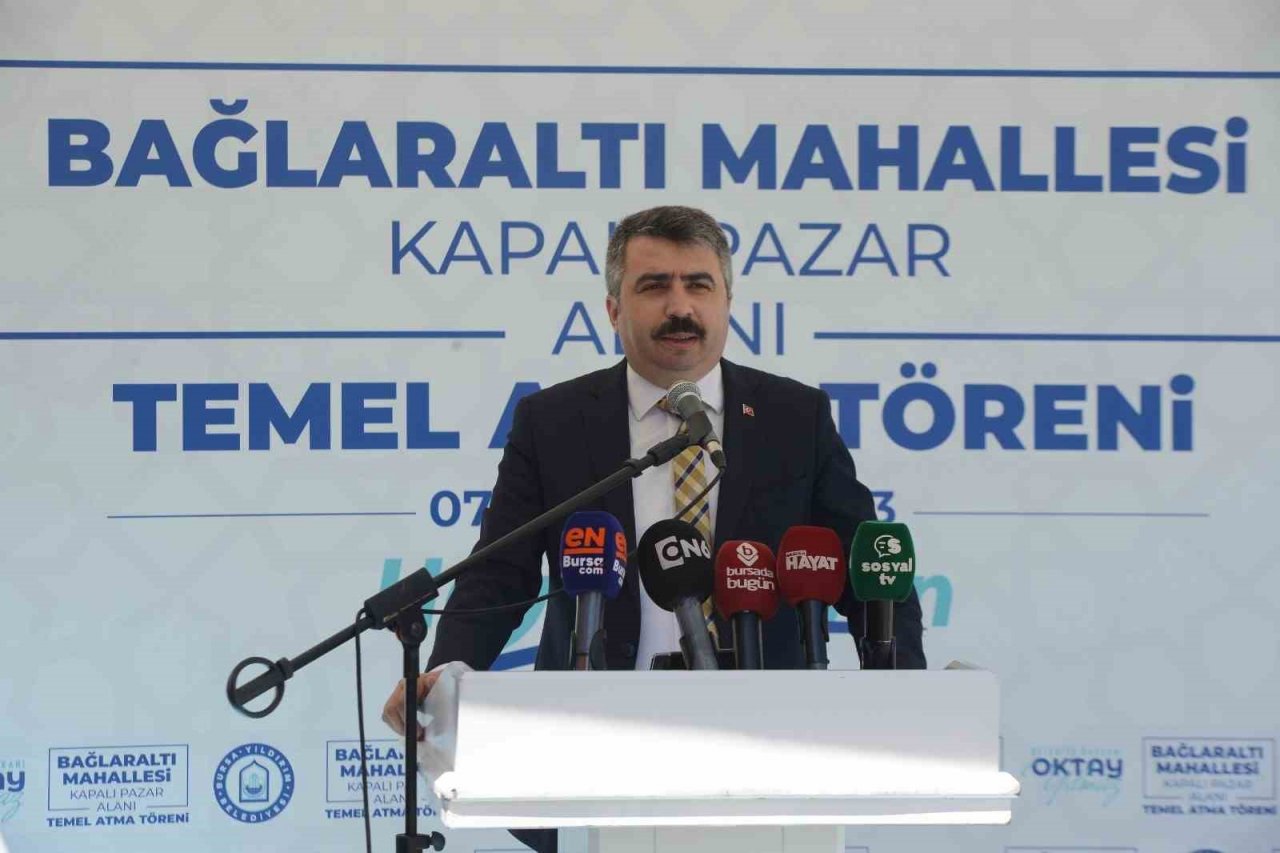 Yıldırım Bağlaraltı’na modern pazar yeri