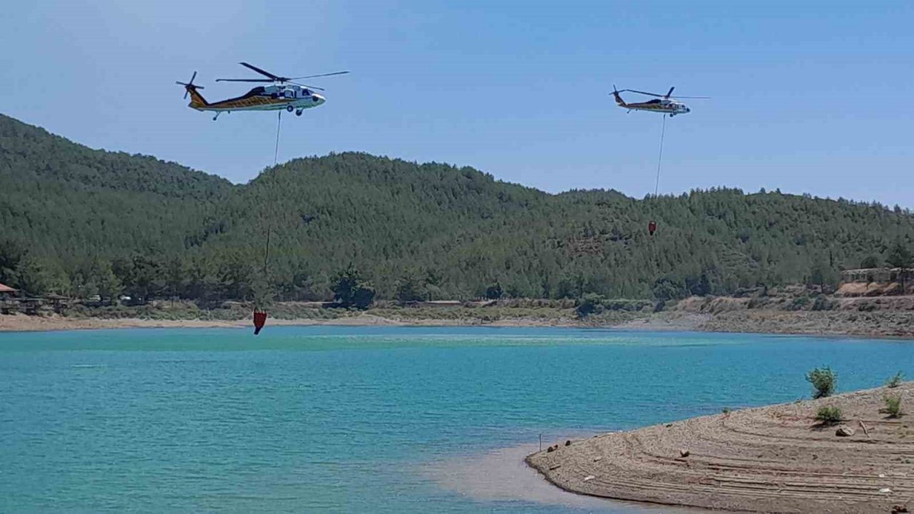 Alevlerin önü kesildi, kontrol altına alınmaya çalışılıyor