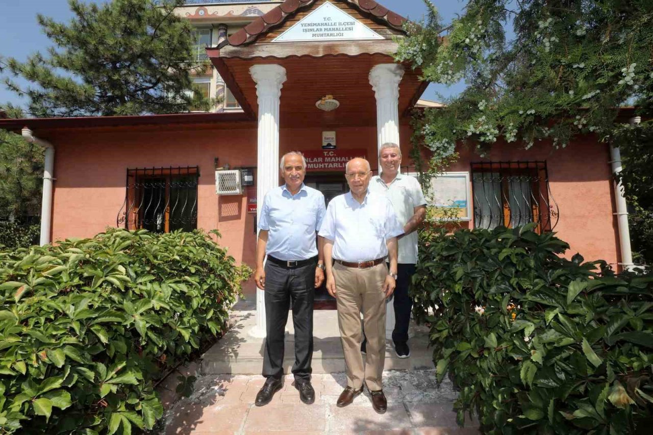 Yenimahalle Belediye Başkanı Yaşar, muhtarlar ve esnafla bir araya geldi