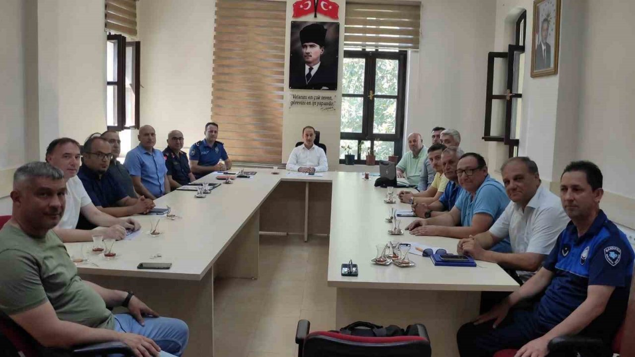 Bandırma’da ilçe spor güvenlik kurulu toplandı