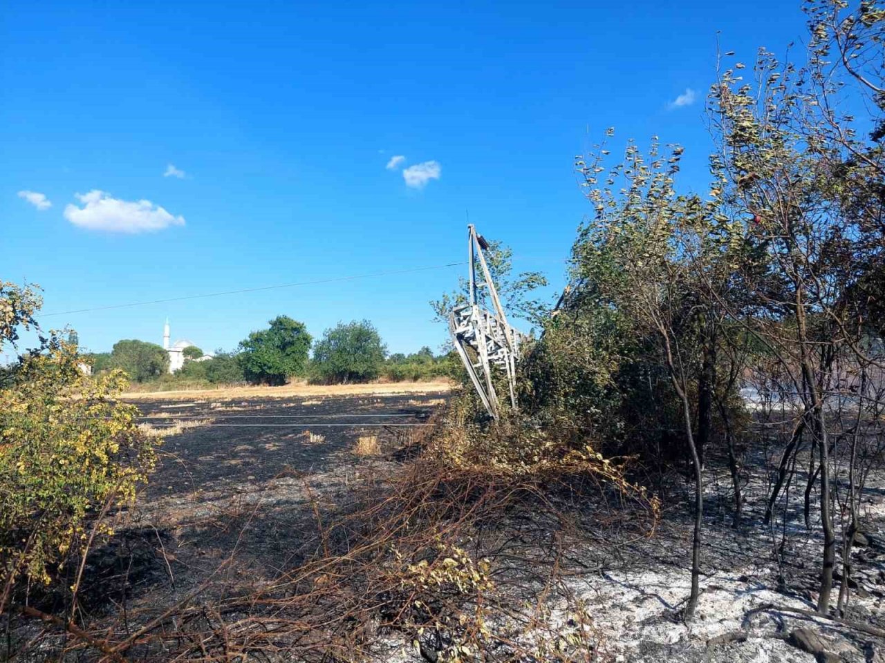 Çan’da orman yangını büyümeden söndürüldü