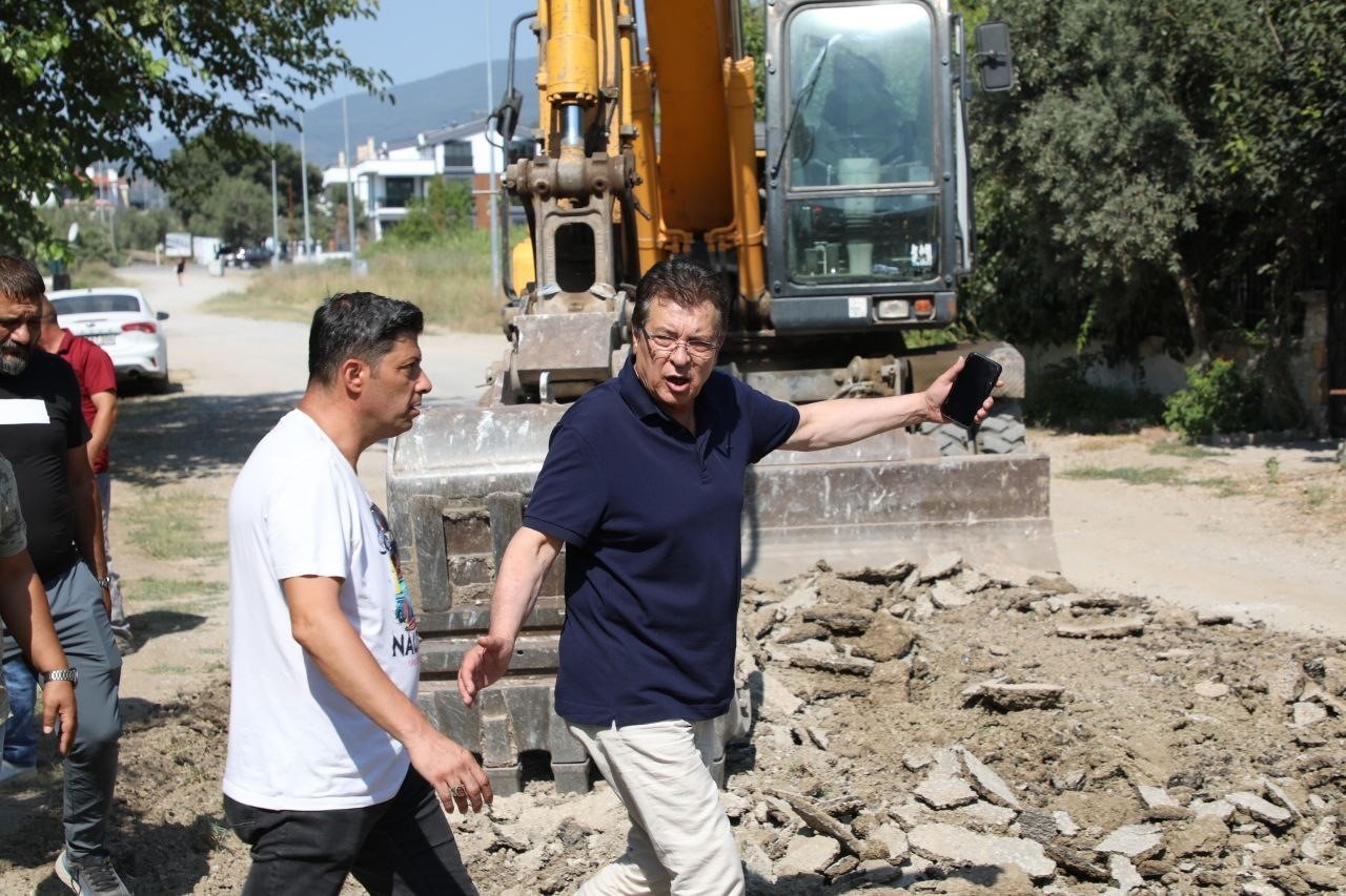 Başkan Arslan, Güre’de çalışmaları inceledi