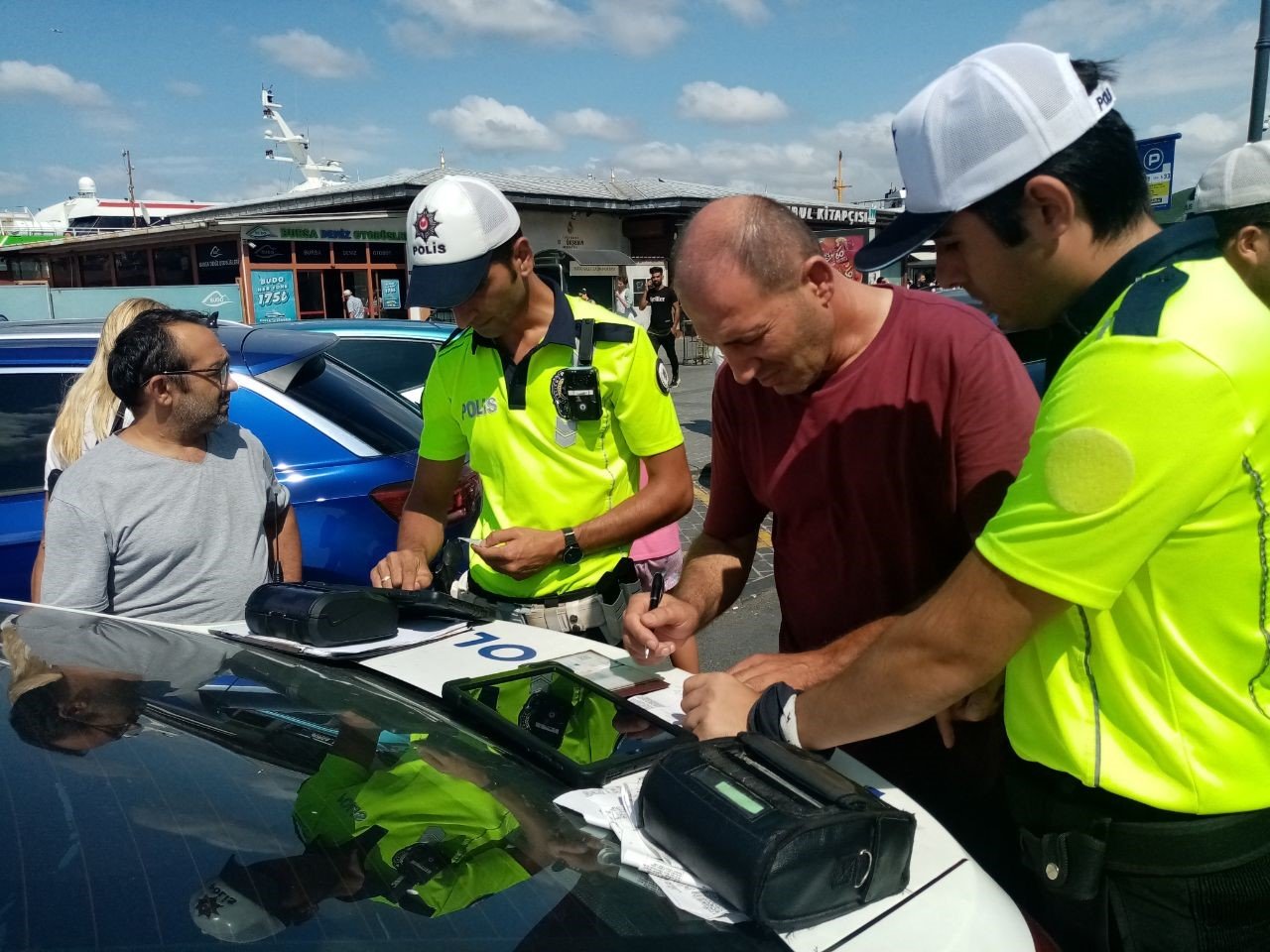 Eminönü’nde taksicilere ceza yağdı
