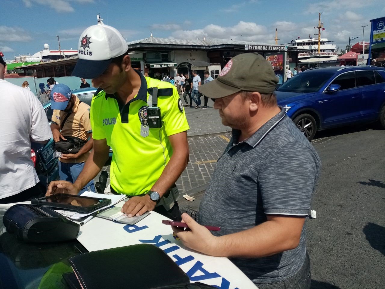 Eminönü’nde taksicilere ceza yağdı