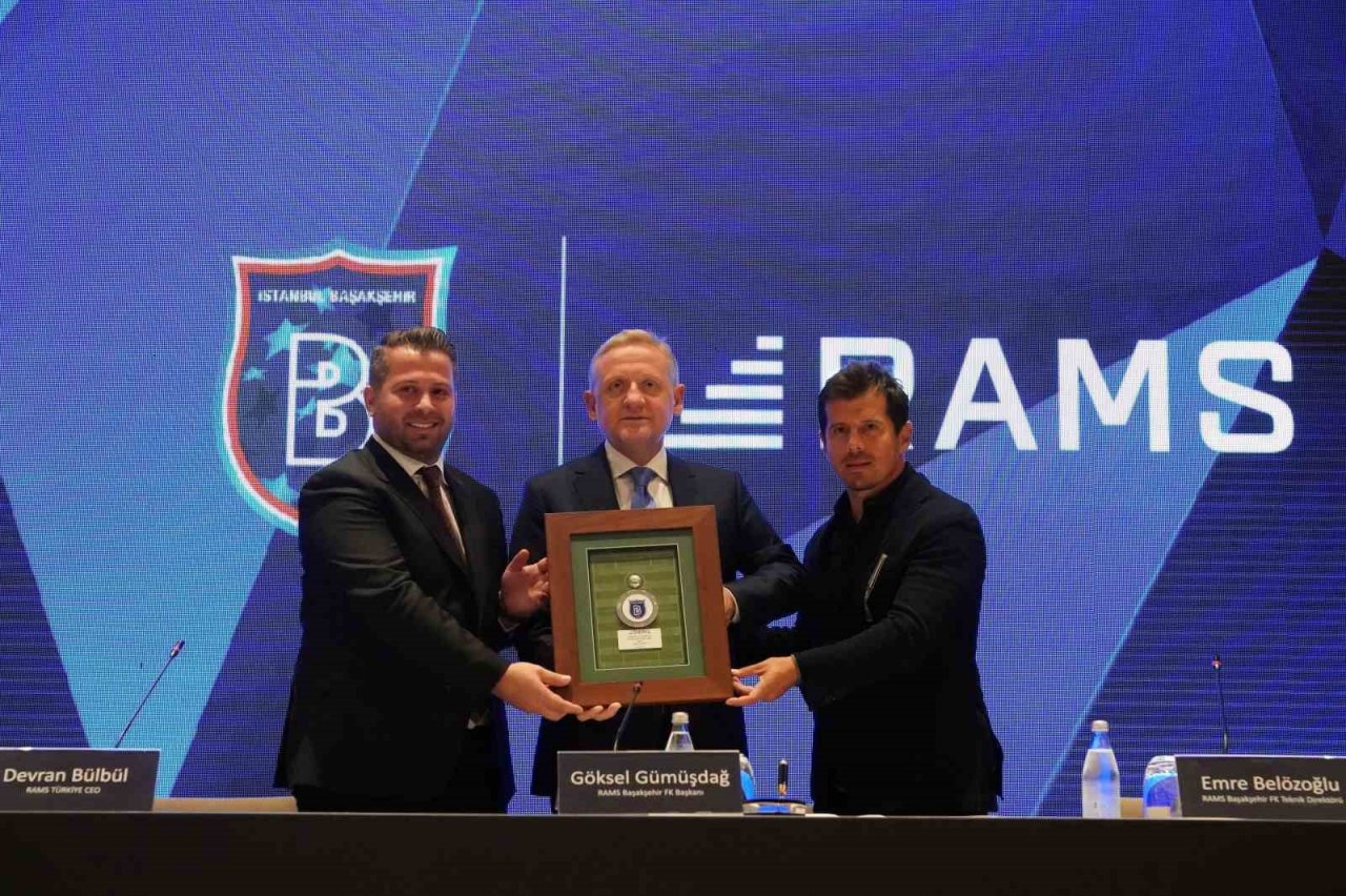 Başakşehir ile Rams Global arasında isim sponsorluğu imza töreni düzenlendi