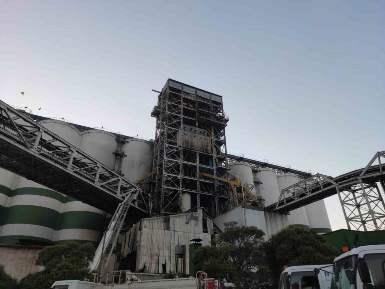 Rusya’dan gelen gemiden tahıl indirilirken patlama meydana gelmiş