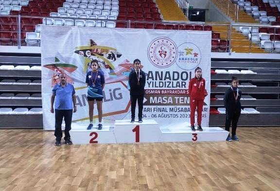 Kocasinan Masa Tenisi Takımı Şampiyon Oldu