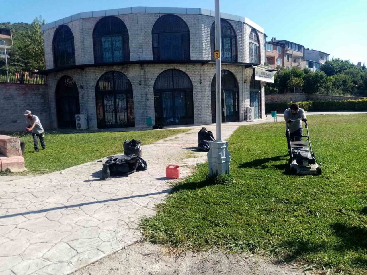 Körfez’de ot temizliği