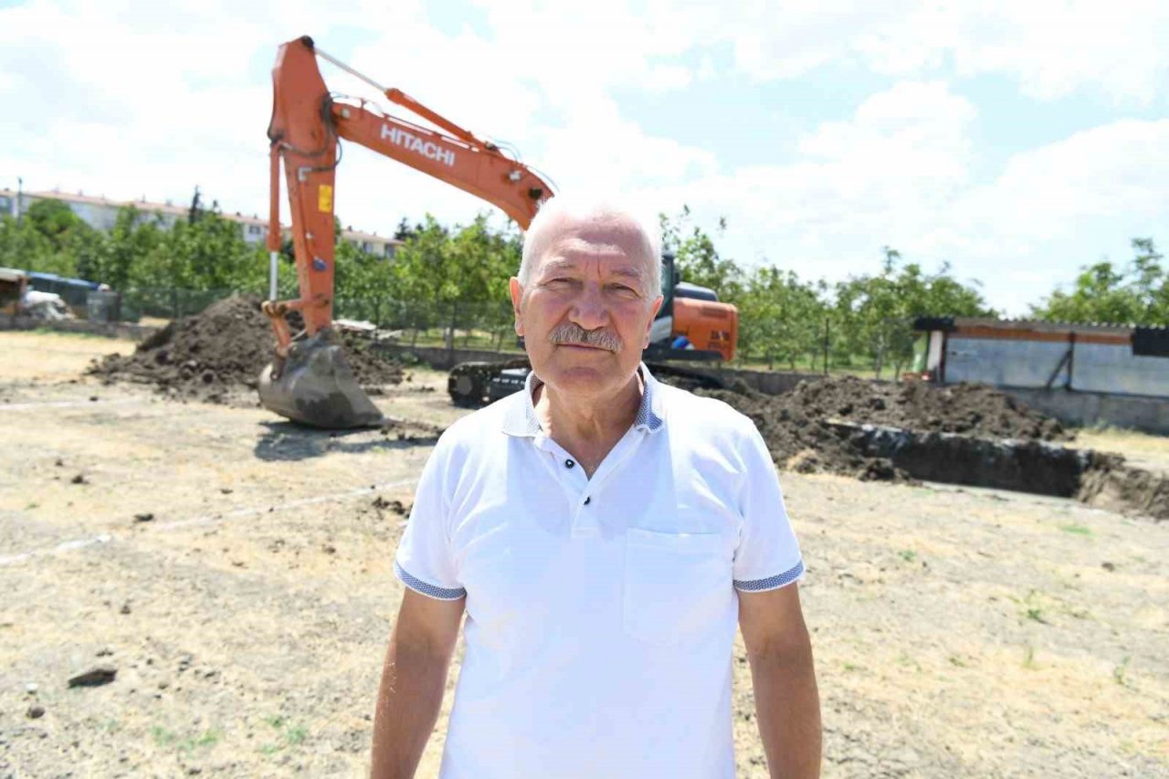 Lapseki Belediyesi kapalı ve açık düğün salonunun temeli atıldı