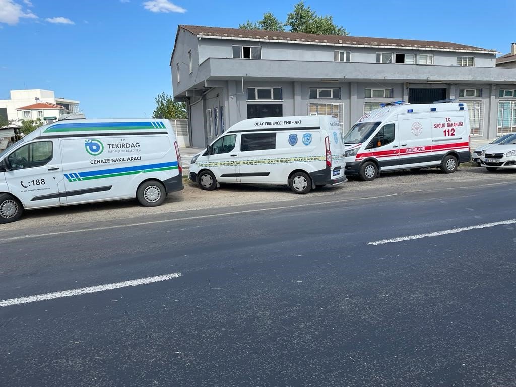 Tekirdağ’da şüpheli ölüm