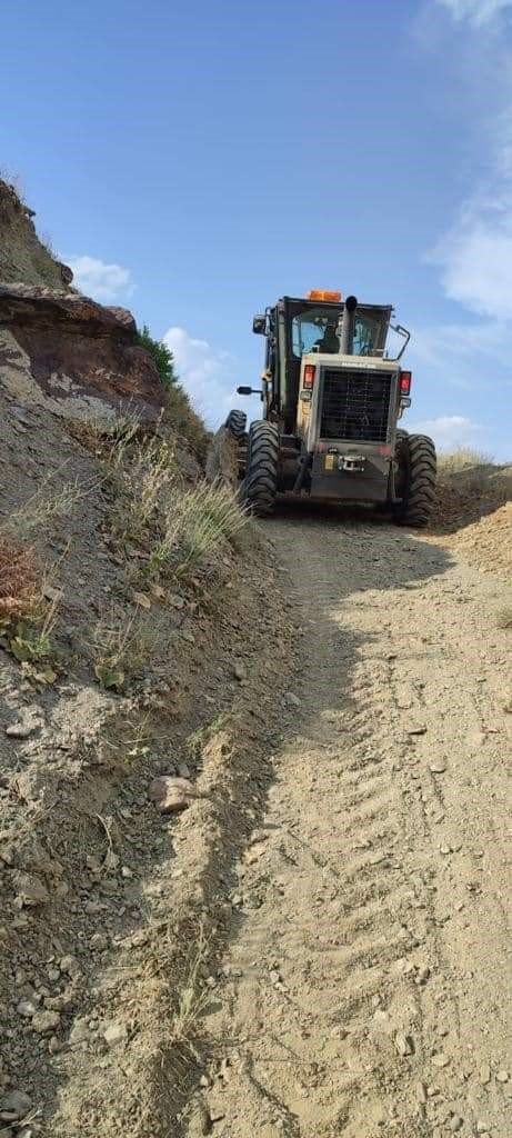 Selden zarar gören yollar temizlenmeye başlandı