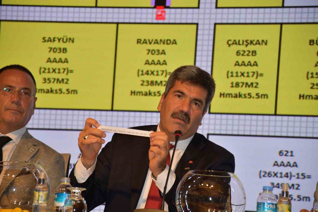 Halıcıların kura heyecanı