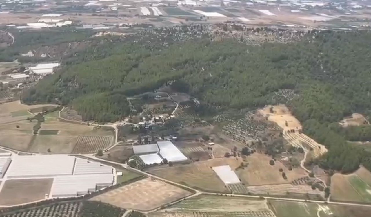 Antalya’da ormanlık alanlar gyrocopter ile havadan denetlendi